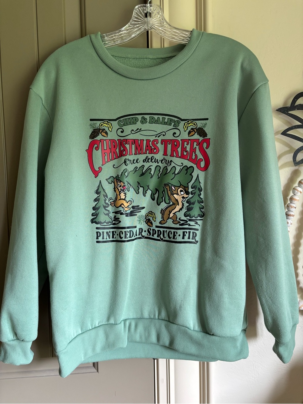 Disney chip n Dale Holiday Christmas sweatshirt, clothes